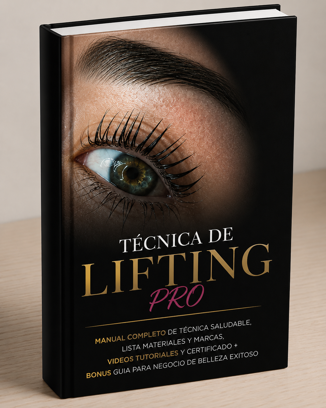 Curso profesional de lifting de pestañas