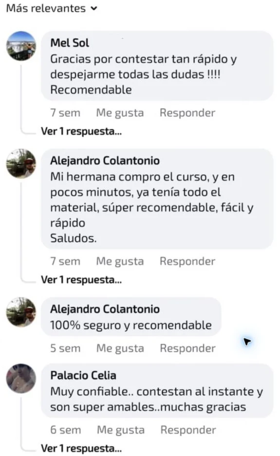 Avance de una alumna del Pack Completo